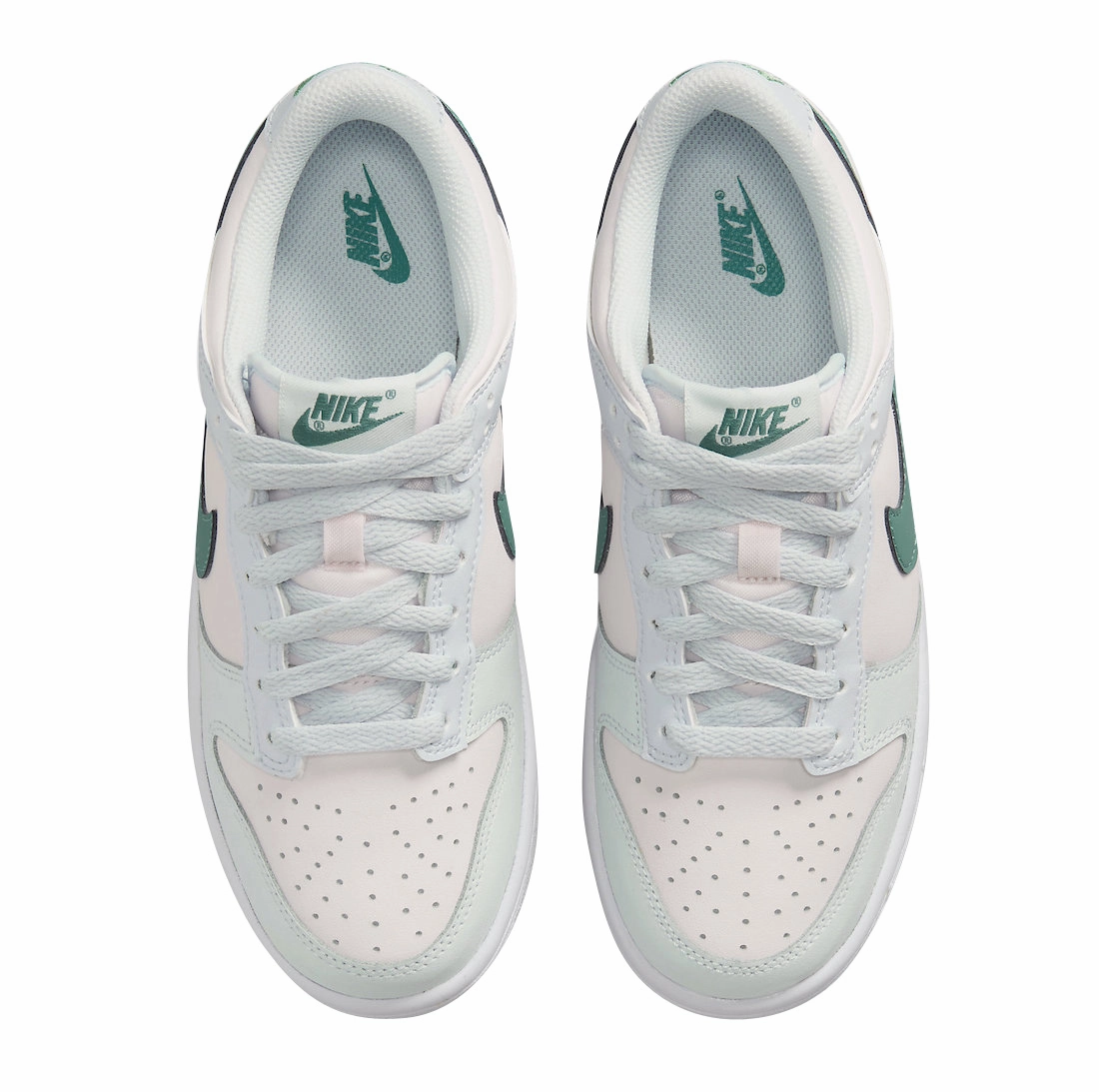 Nike Pearl Shoes Nike Kid's Dunk Low GS Shoes - Football Grey / Mineral Teal / Pearl Pink