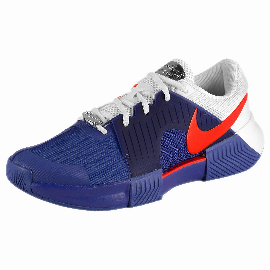 Tennis Shoes With Stars On Them Nike Men's Air Zoom GP Challenge 1 - Premium - Deep Night/Light Crimson