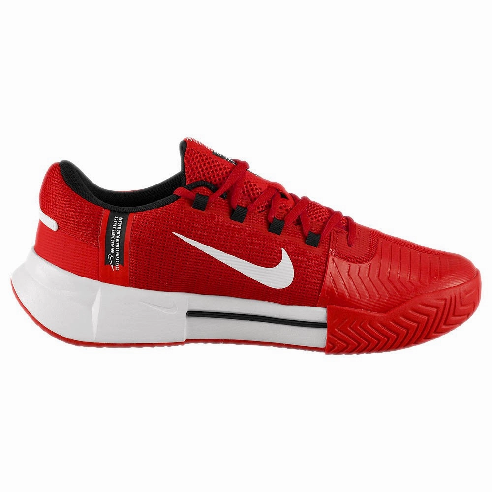 Light Tennis Shoes Nike Men's Air Zoom GP Challenge 1 - University Red/White