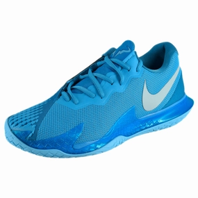 Golden Tennis Shoes Nike Men's Air Zoom Vapor Cage 4 - Rafa - Light Photo Blue/Light Armory Blue