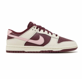 Nike Men's Dunk Low Retro RPM Shoes -  Pale Ivory / Medium Soft Pink / Night Maroon Drawing Basketball Shoes