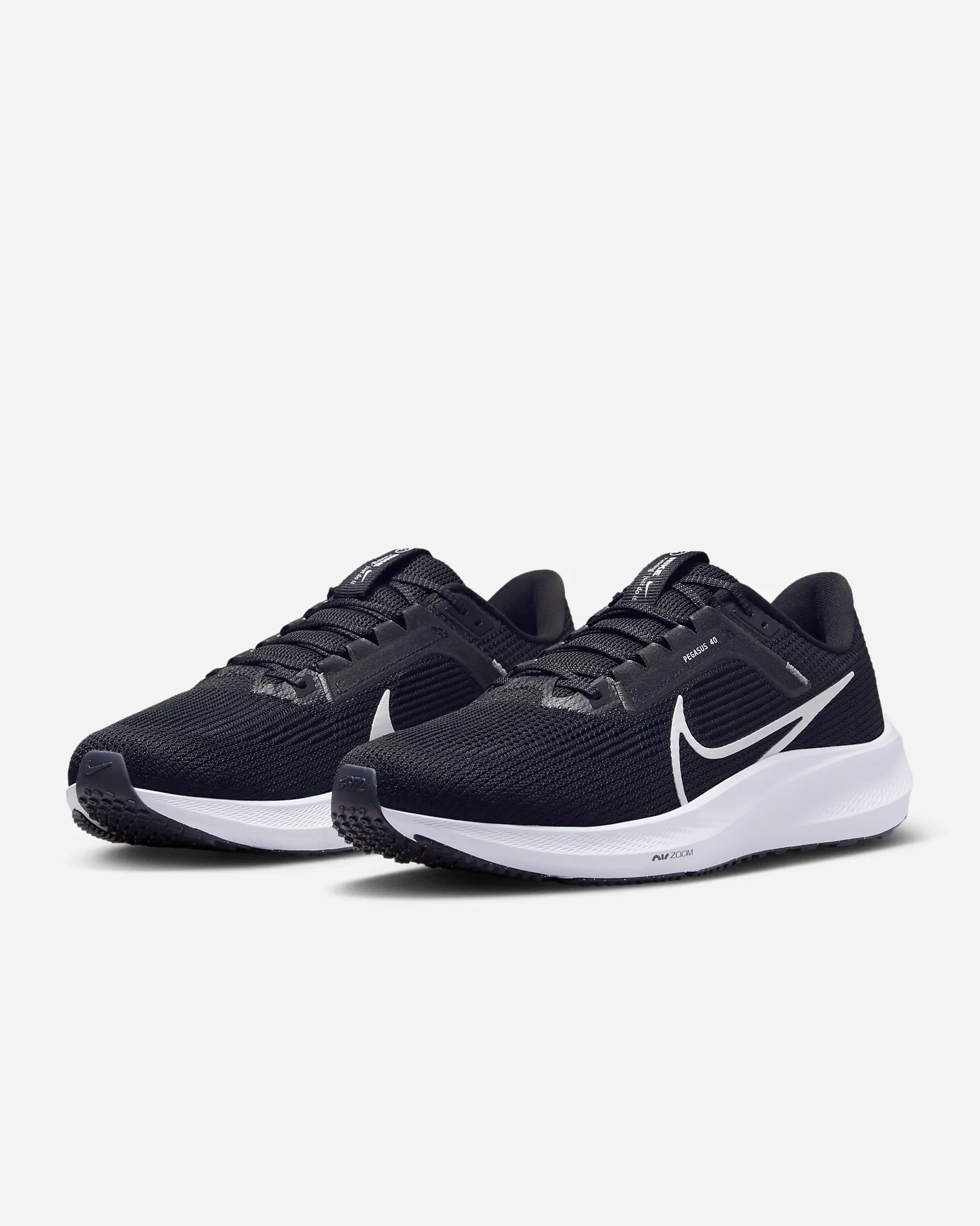 Nike Shoe Creator Nike Men's Pegasus 40 Shoes - Black / Iron Grey / White
