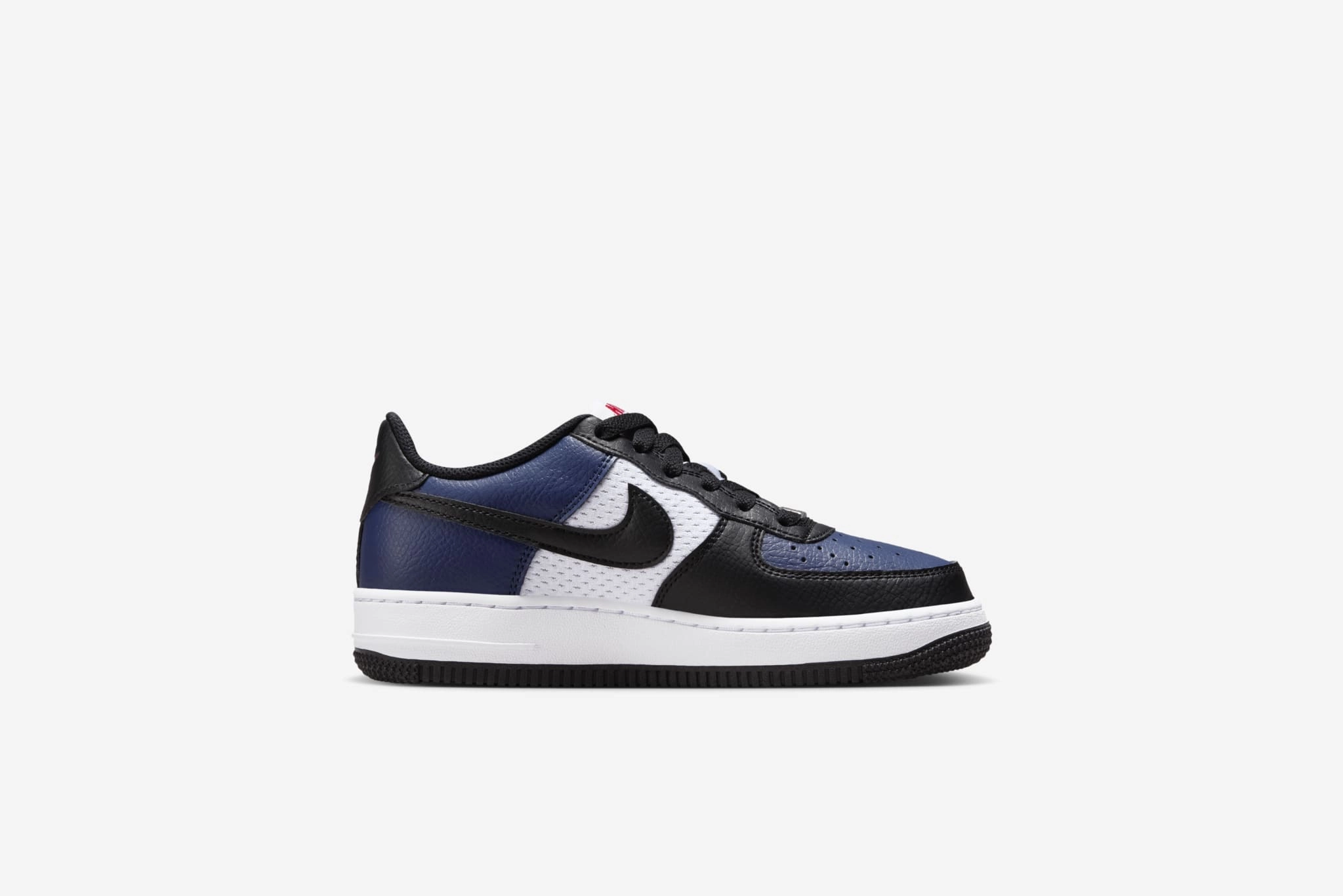 Nike "Air Force 1" GS - Midnight Navy / Black-White Olympic Basketball Shoes 2024