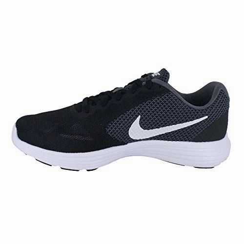 Nike Revolution 3 Running Shoe Dark Grey/White/Black 8 W Us Rad One Training Shoes