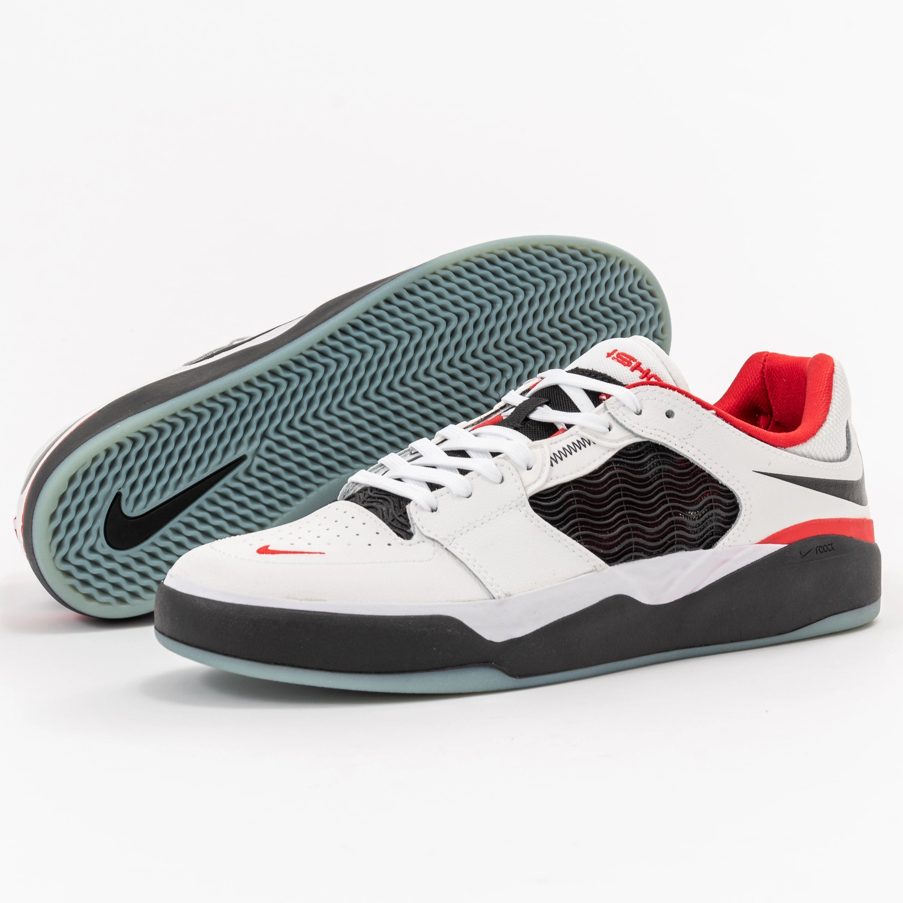 Basketball Shoes 13.5 Nike SB - Ishod PRM L (White/Black/Red)