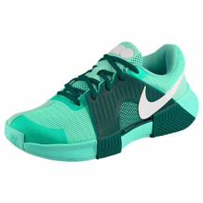 Nike Women's Air Zoom GP Challenge 1 - Osaka - Premium - Aurora Green/White Grey Goose Tennis Shoes
