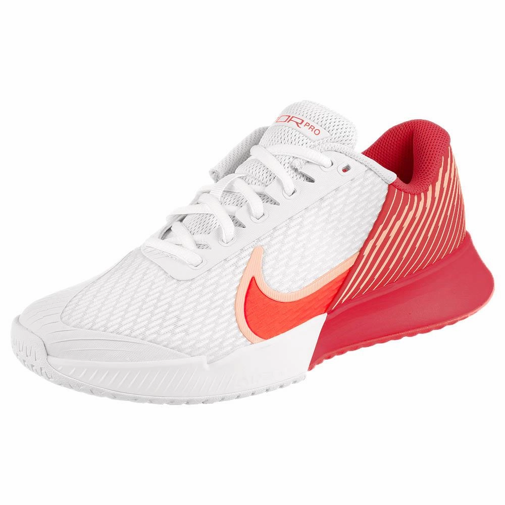 Nike Women's Air Zoom Vapor Pro 2 - White/Hot Punch Best Tennis Shoe For Walking