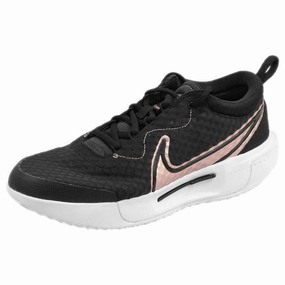 Nike Women's Court Zoom Pro - Black/Metallic Red Bronze Tennis Shoes On Sale