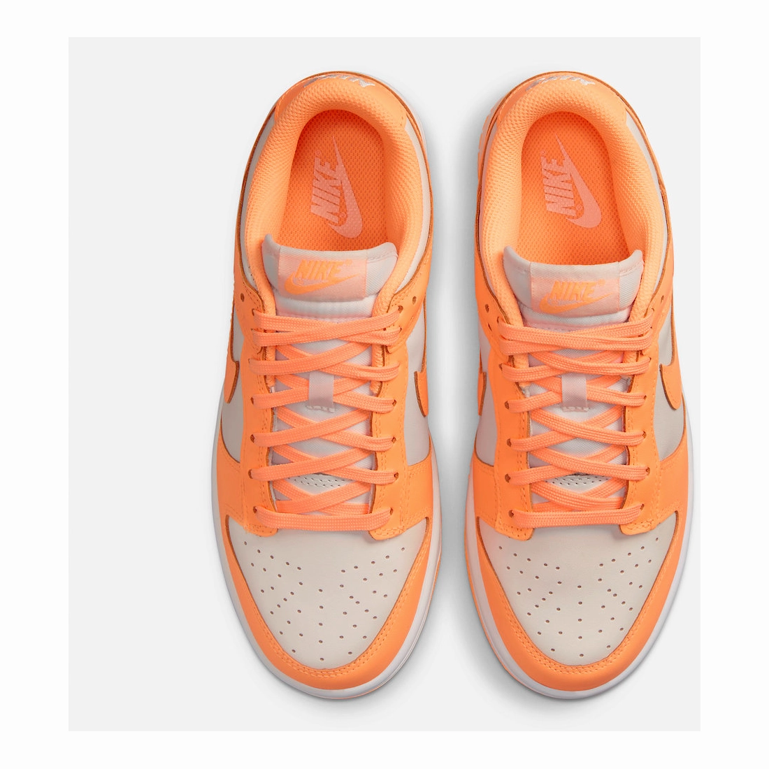 Nike Air Max Plus Golf Shoes Nike Women's Dunk Low Shoes - Peach Cream / White / Orange