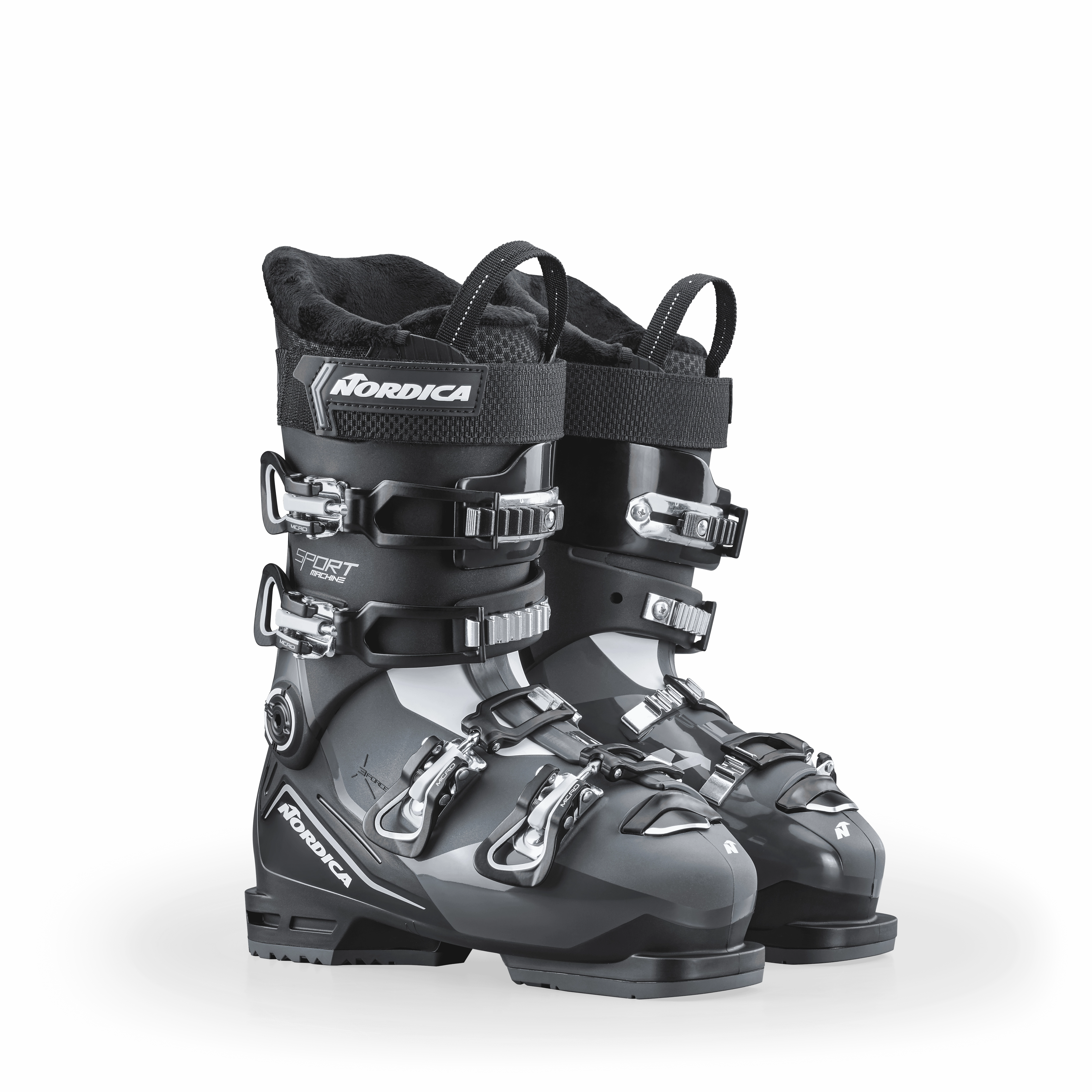 Nordica Women's Sportmachine 3 65 Ski Boot 2026 Snow Boots With White Fur