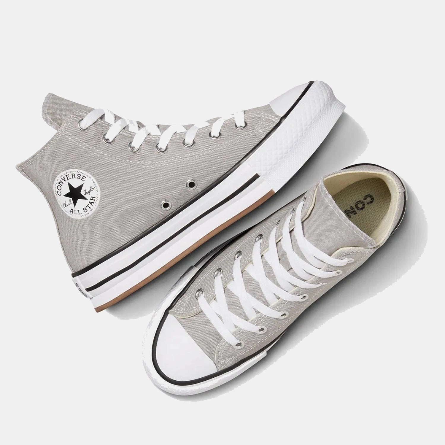 Low Waterproof Hiking Shoes Older Kid's Converse Chuck Taylor Hi Lift Grey