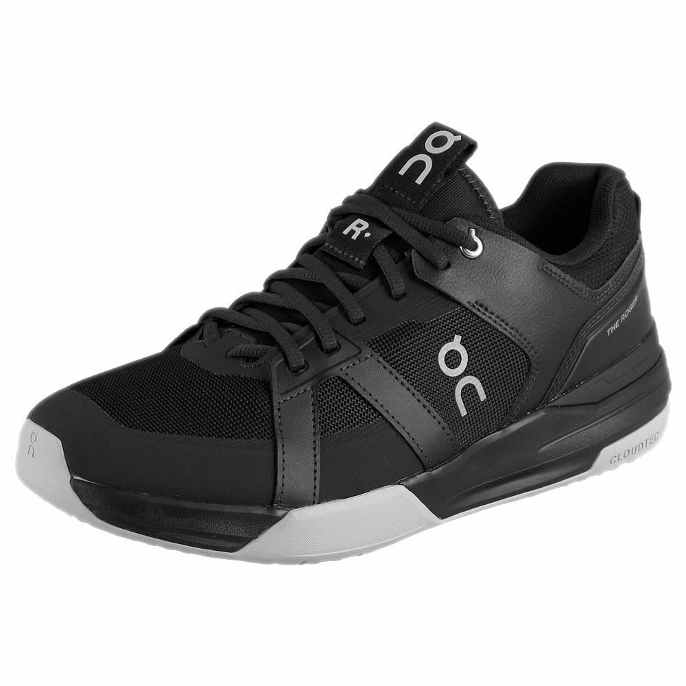 Best Walking Tennis Shoes For High Arches On Men's THE ROGER Clubhouse Pro - Black/Glacier