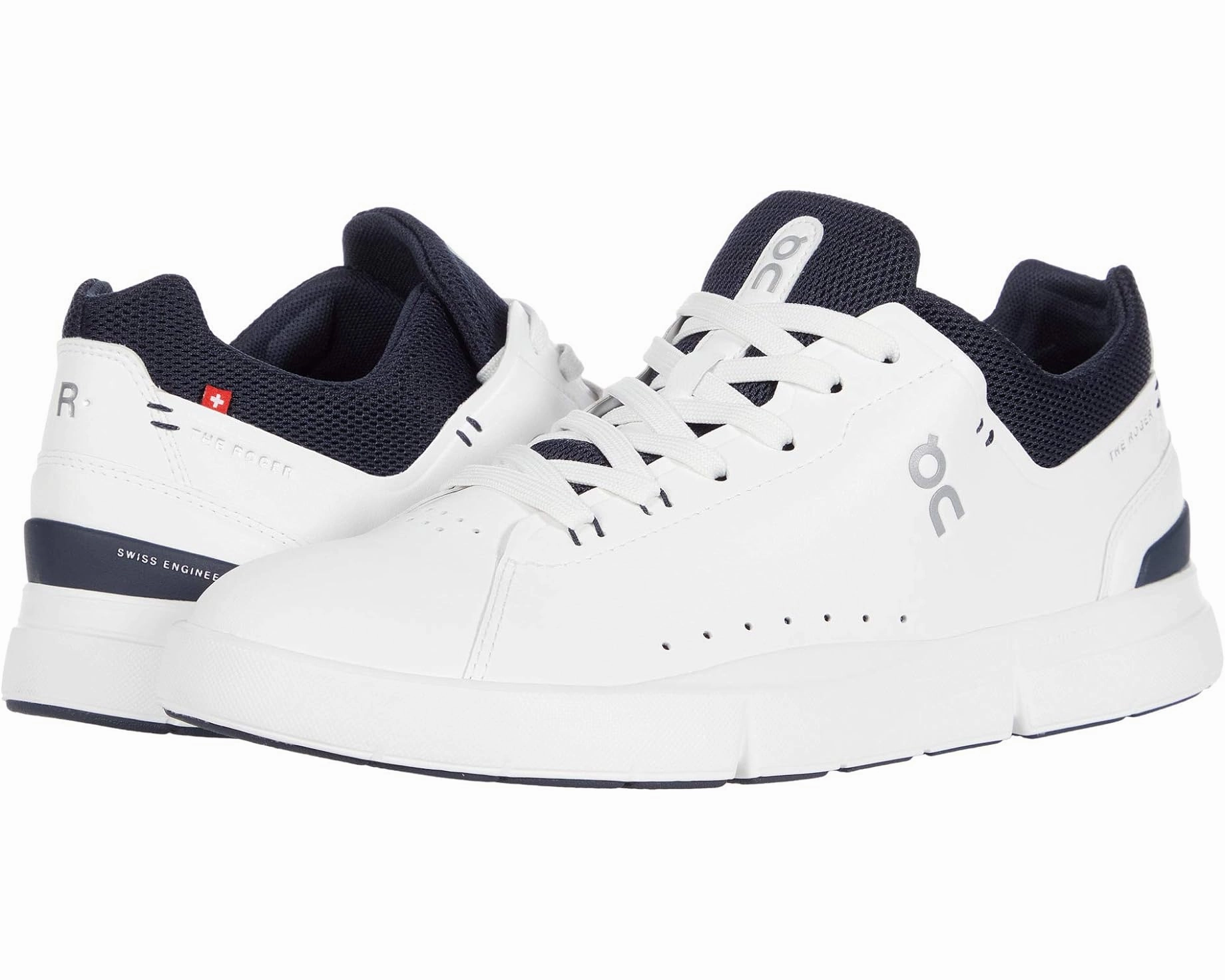 On Mens Roger Advantage- White/Midnight (48.99457) Hot Tennis Shoes