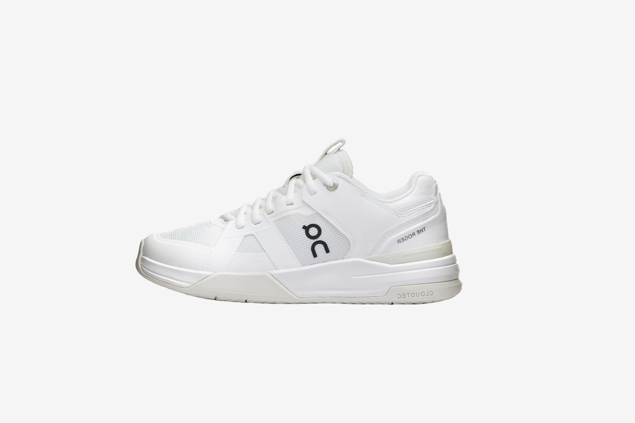 On "The Roger Clubhouse Pro" W - White / Ice New Balance Gray Tennis Shoes