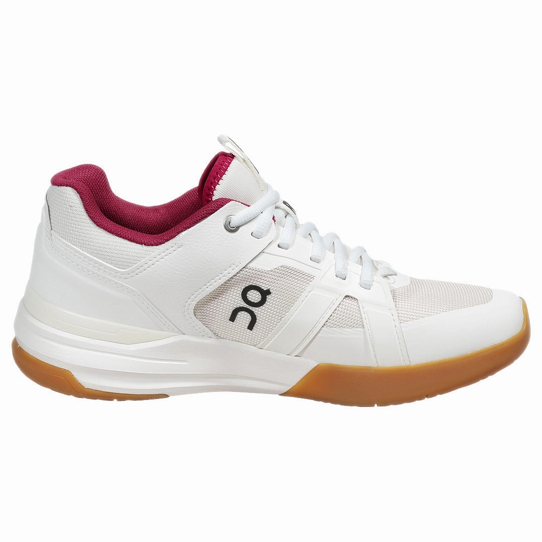 Walking Tennis Shoes For Flat Feet On Women's THE ROGER Clubhouse Pro - Ivory/Grenadine