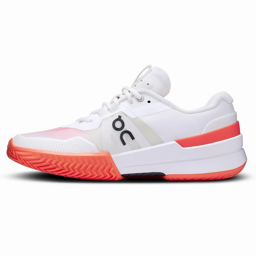 Lebron James Tennis Shoes On Women's THE ROGER Pro 2 - White/Flame