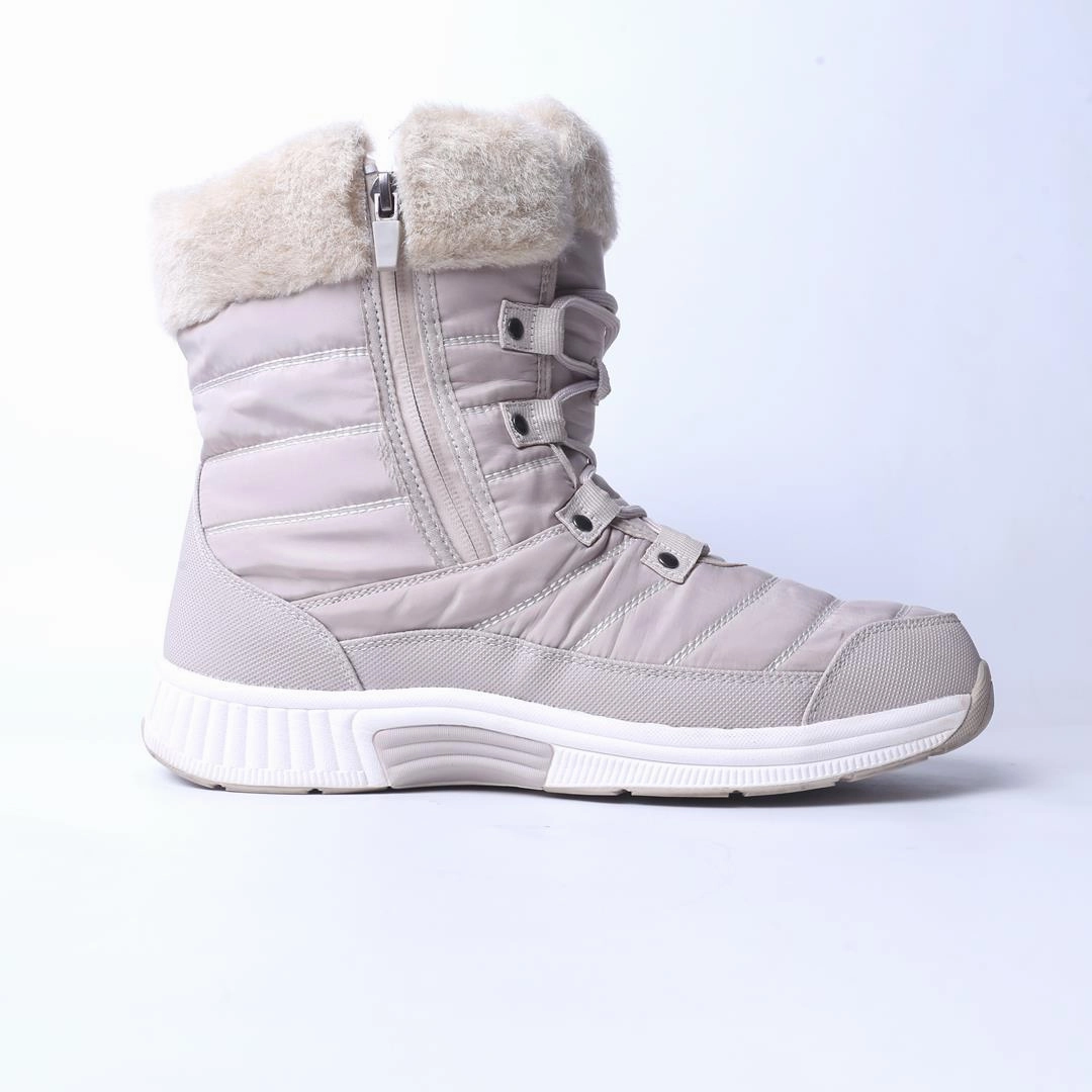 Tiger Badminton Shoes Orthofeet - Women - Alps Waterproof - Beige