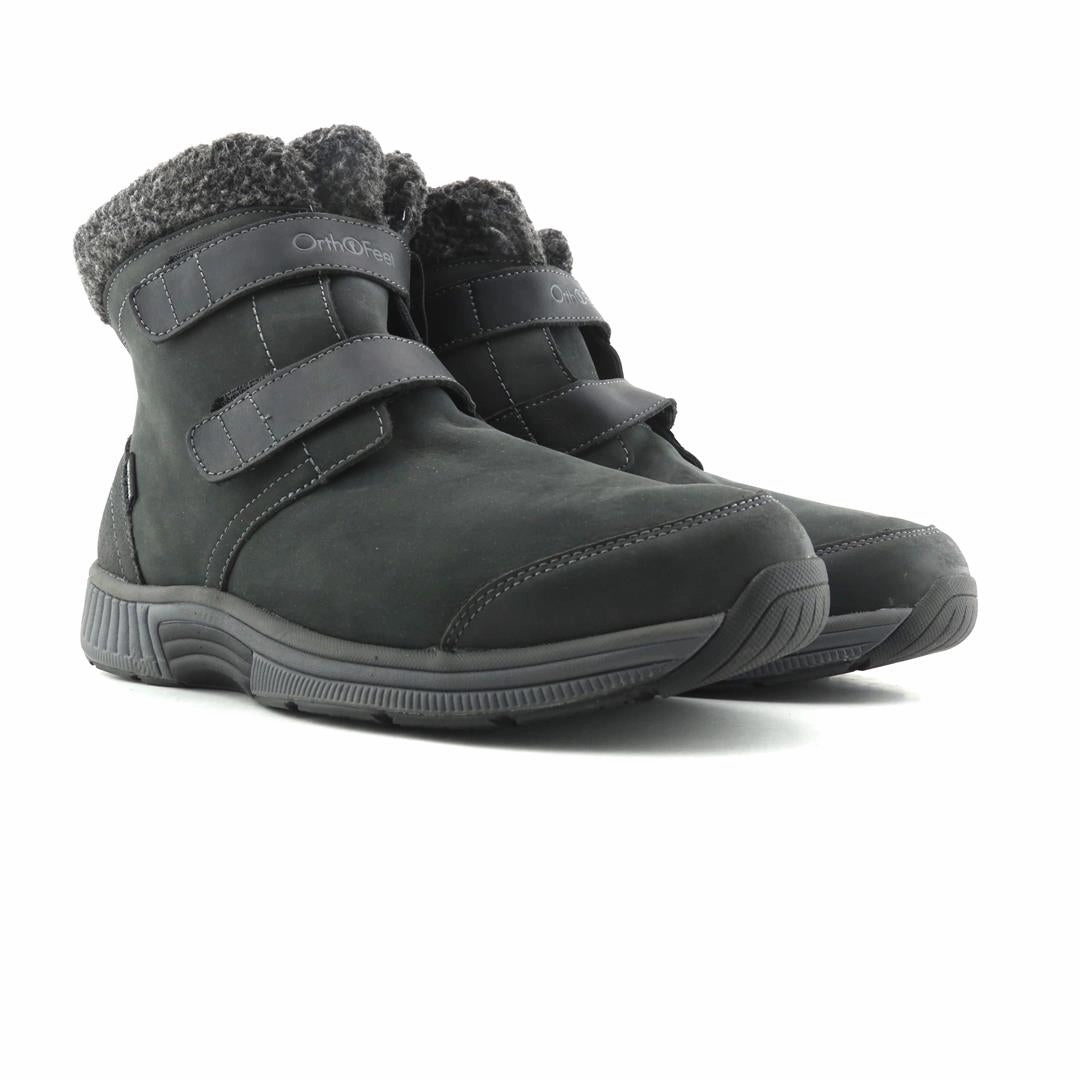 Orthofeet - Women - Florence Waterproof - Black Ankle Protection Shoes Badminton