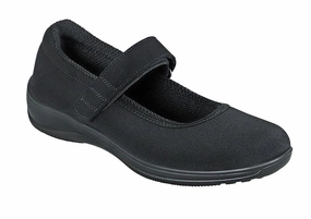 Power Badminton Shoes Orthofeet Women - Springfield Stretch - Black