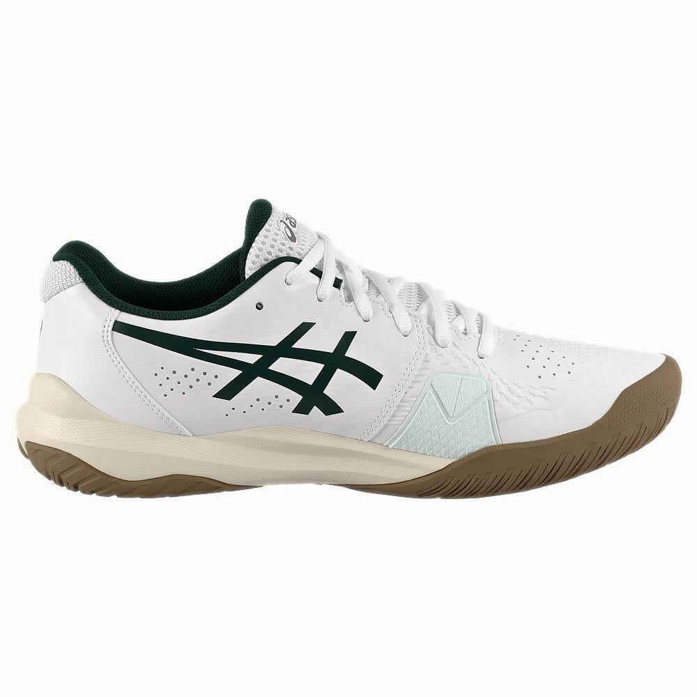 Gold Sparkly Tennis Shoes Asics Men's Gel-Challenger 14 - White/Saxon Green