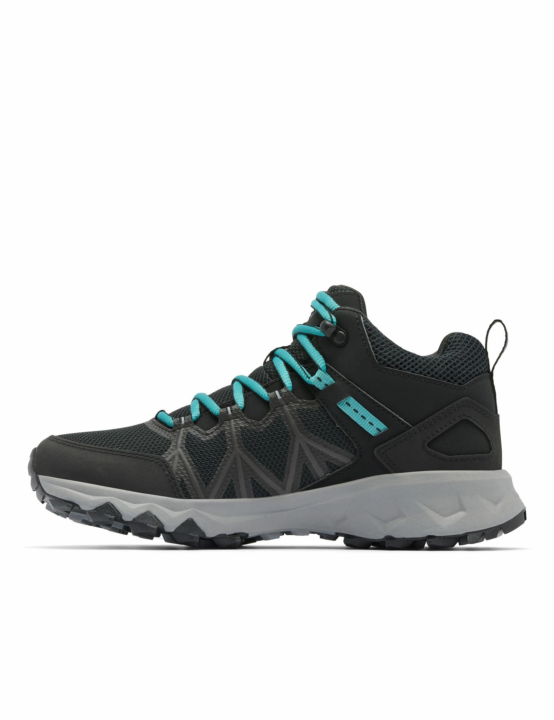 Hiking Shoes You Can Wear To Dinner Peakfreak II Mid Outdry Hiking Shoe - Black/Teal