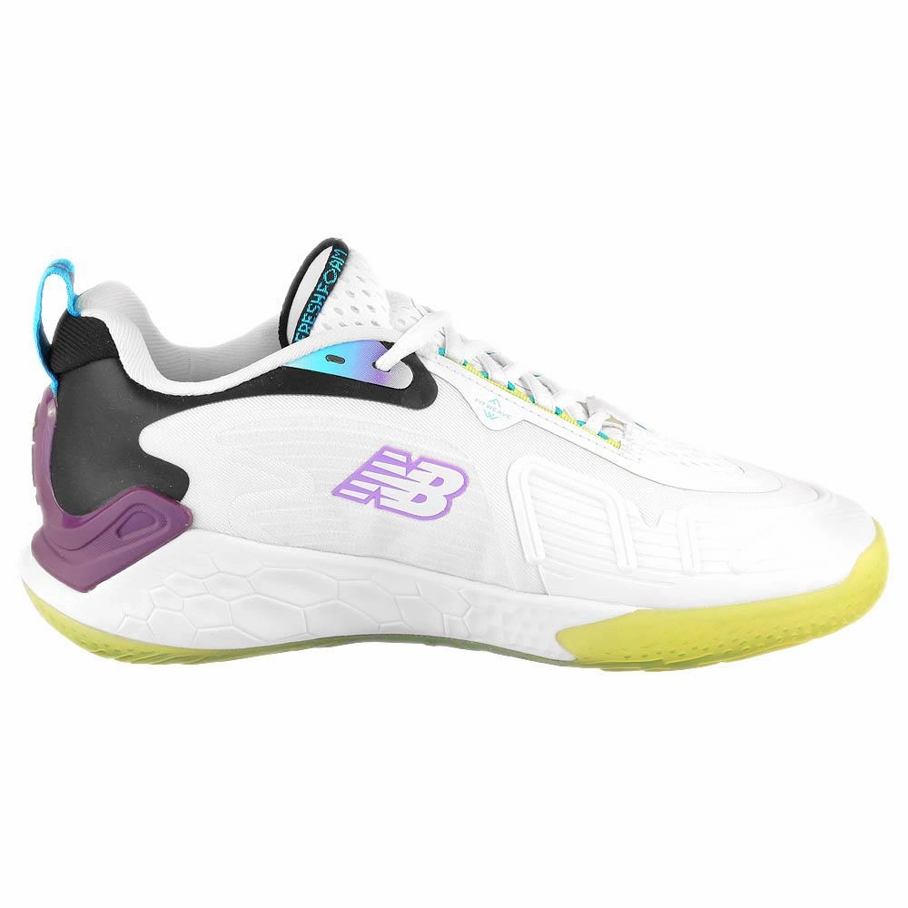 Discount Nike Tennis Shoes New Balance Women's Fresh Foam X CT-Rally - D Width - Unity of Sport - White/Purple Fade