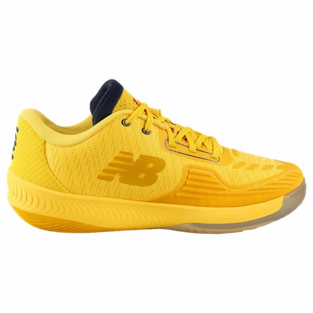 New Balance Women's FuelCell 996v5 - Ginger Lemon/White White Wedge Tennis Shoes