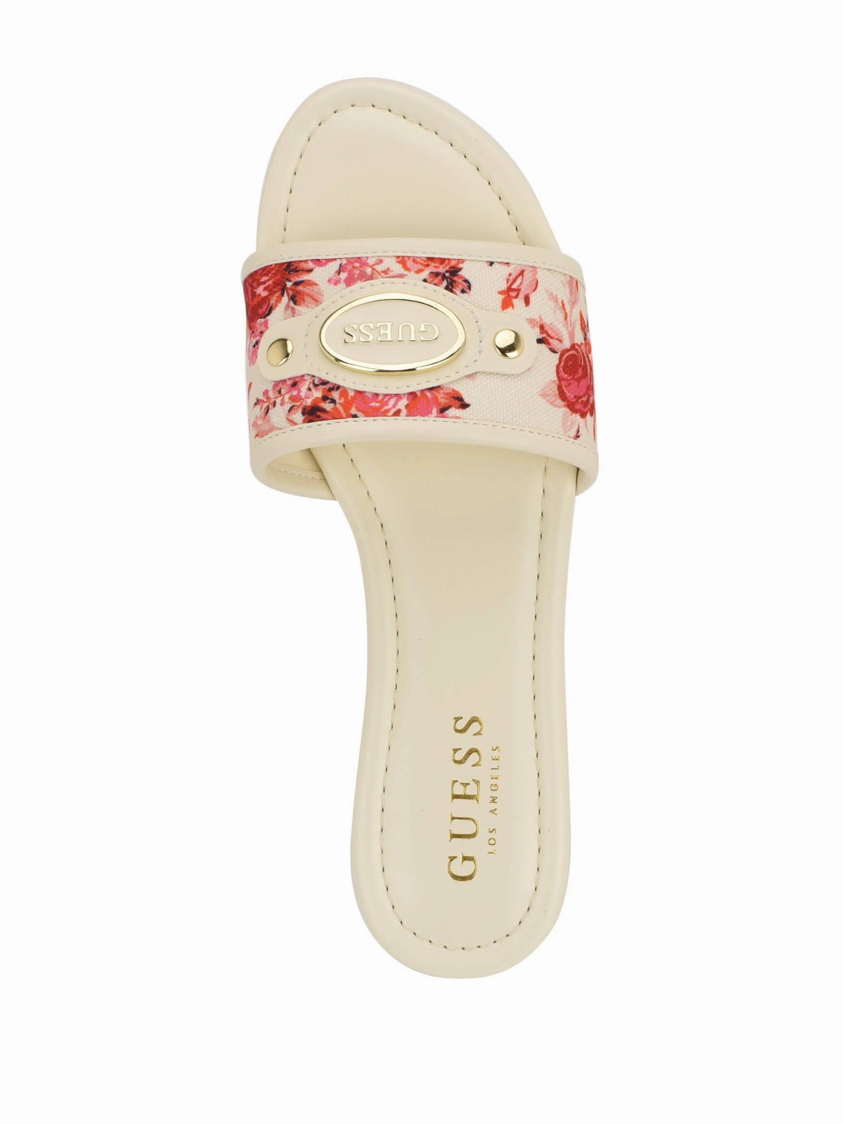 Lyndons Logo Slide Sandals Wedge Sandals For Walking