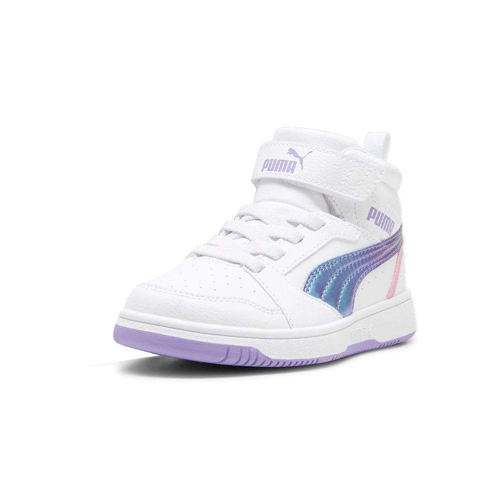 Team D Basketball Shoes Rebound V6 Mid Bouncy Sky Slip On Sneakers (Toddler)