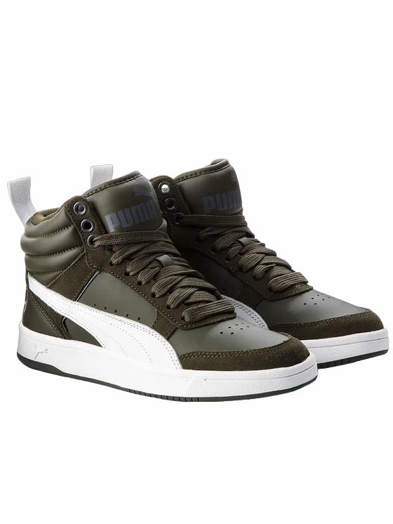 Puma scarpa sneakers da uomo Rebound Street V2 363715 09 verde foresta Fashion Sneakers