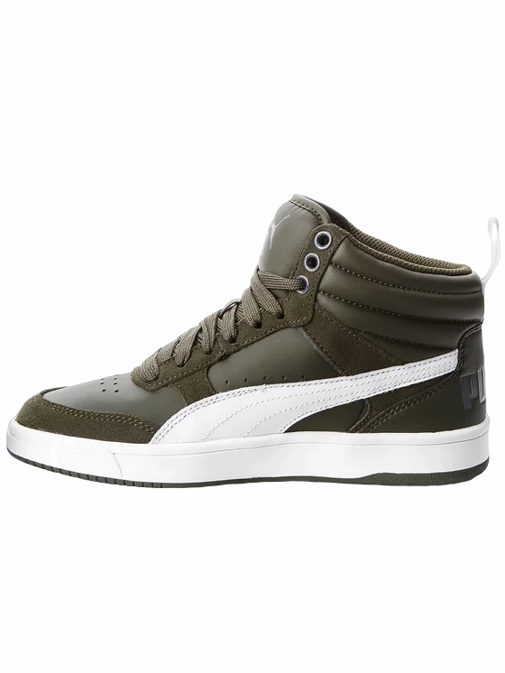 Puma scarpa sneakers da uomo Rebound Street V2 363715 09 verde foresta Sneakers With Velcro