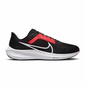 Nike Men's Pegasus 40 Shoes - Black / Light Crimson / White Fleet Feet Nike Shoes
