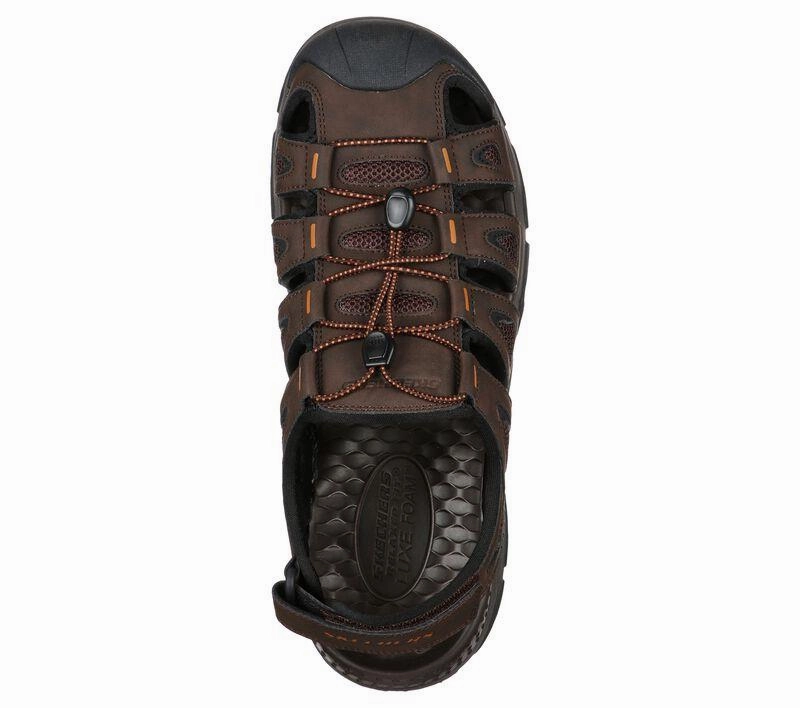 Men's Wide Fit Skechers 204111 Relaxed Fit Tresmen - Outseen Sandals Sandals Over Water Bungalows