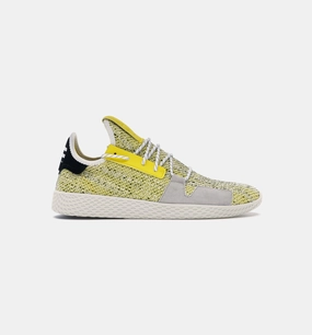 Pharrell Williams Afro Tennis Hu V2 Mens Shoe - Yellow/White Women's Business Casual Tennis Shoes