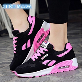 Silver Sneakers Tennis Shoes new 2018 Hot Sale Sport shoes woman Air cushion Running shoes for women Outdoor Summer Sneakers women Walking Jogging Trainers N