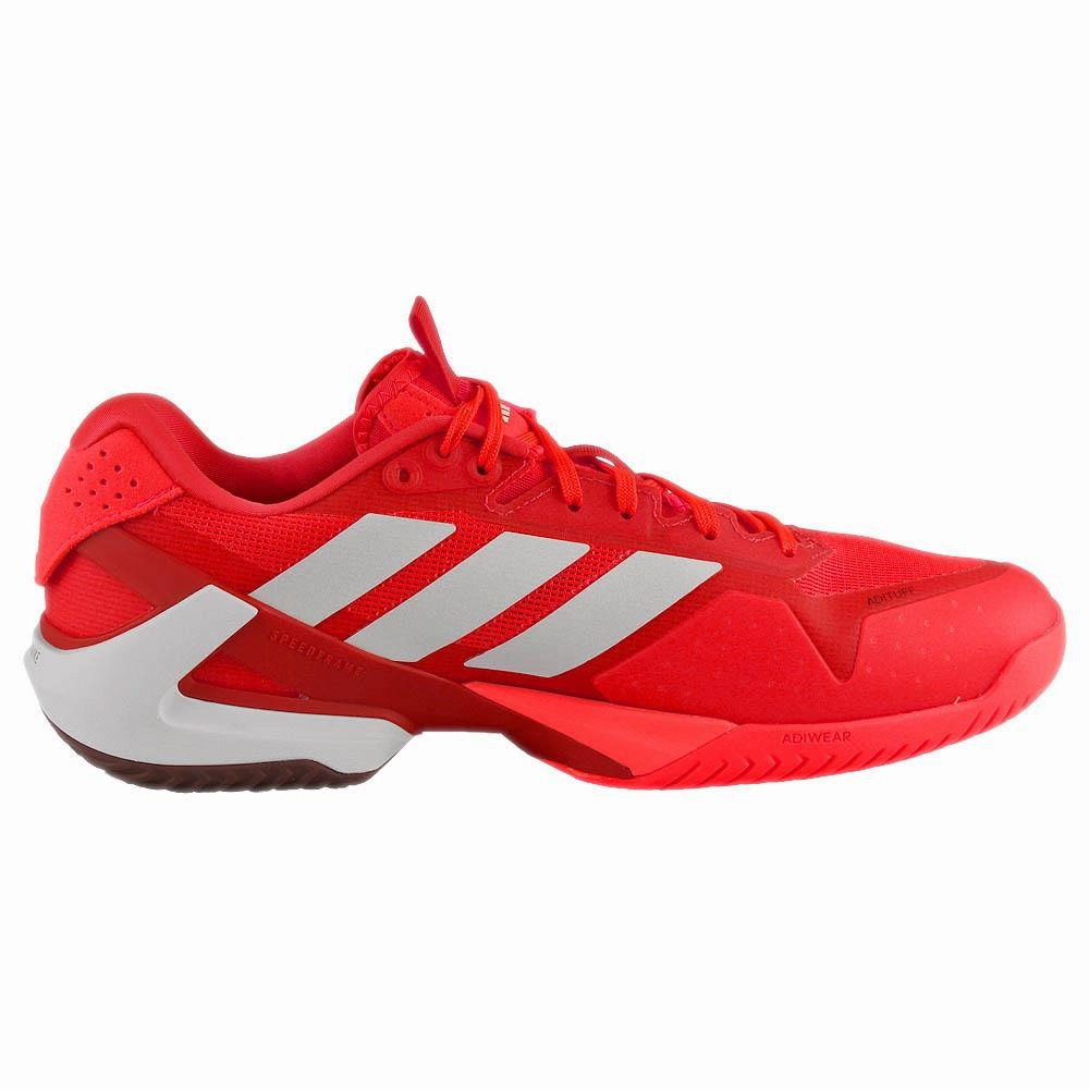 adidas Men's adizero Ubersonic 5 - Lucid Red/Aurora Ruby Tennis Shoes Store