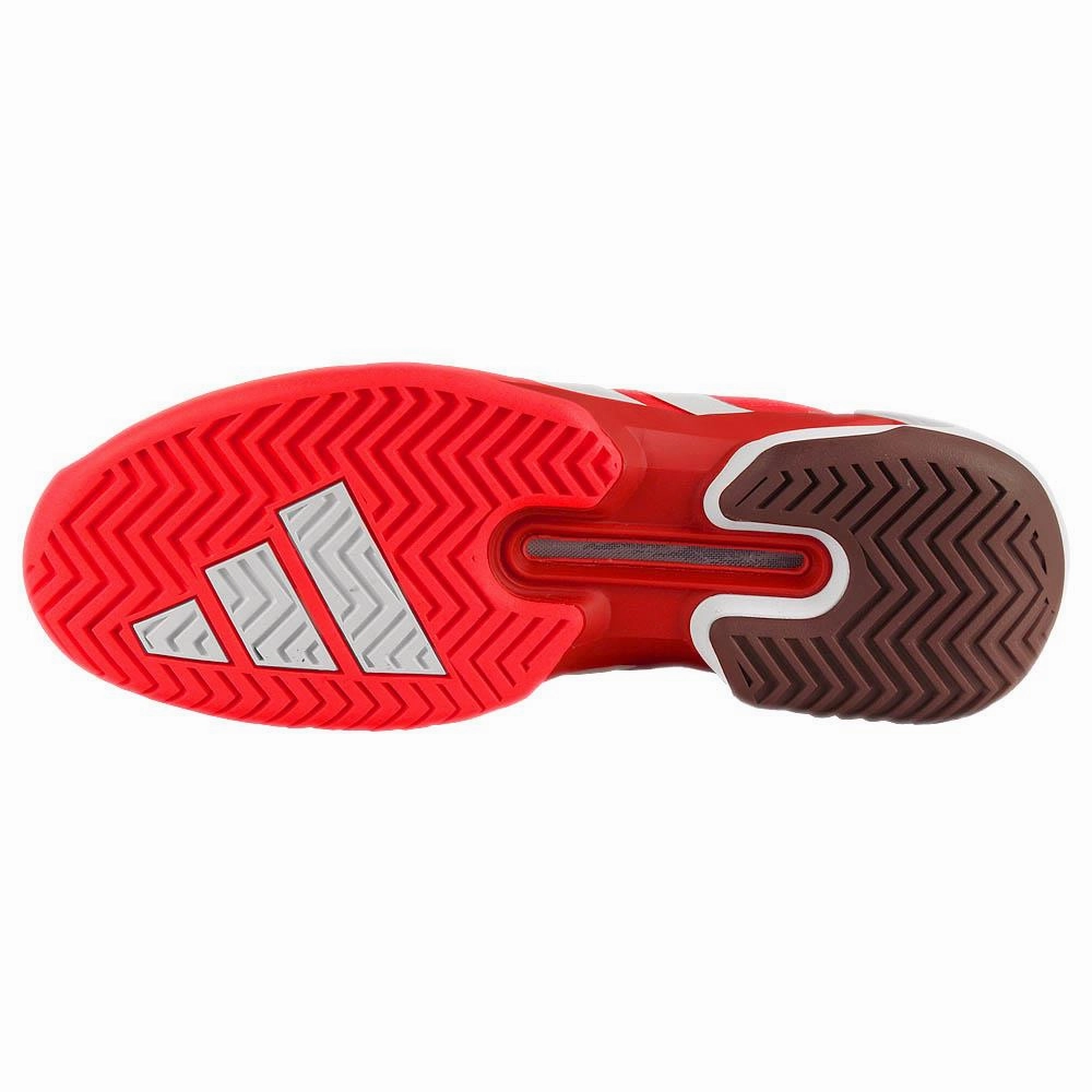 Under Armour Tennis Shoes adidas Men's adizero Ubersonic 5 - Lucid Red/Aurora Ruby