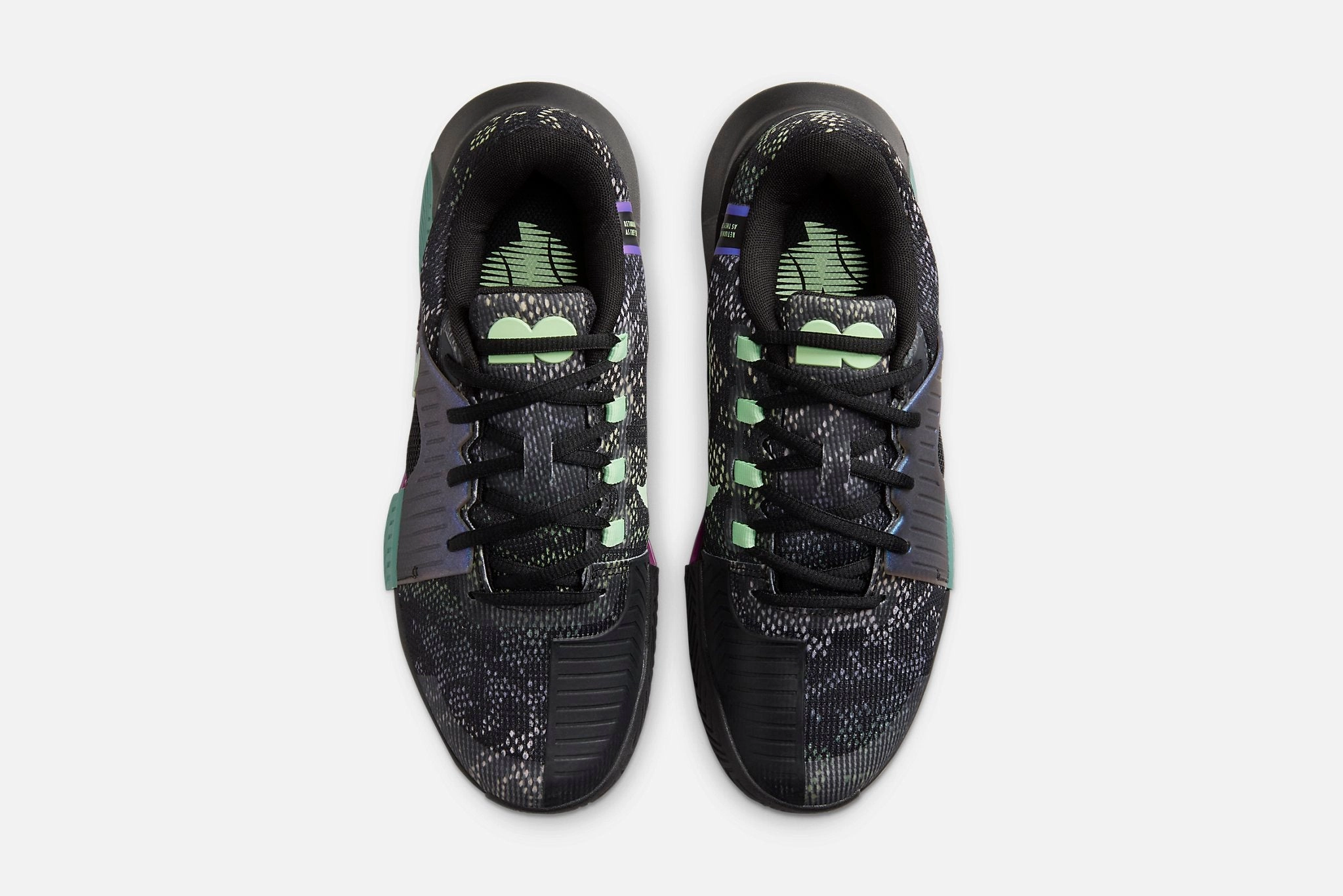 George Tennis Shoes Nike "Zoom GP Challenge 1 Osaka HC" W - Black / Vapor Green / Multi-color