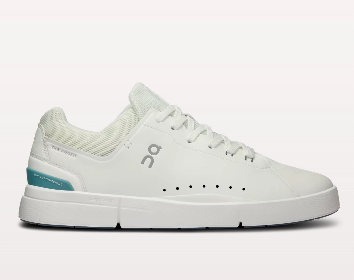 Ben Shelton Tennis Shoes On Mens Roger Advantage 2- White/Ice (3MD10640202)