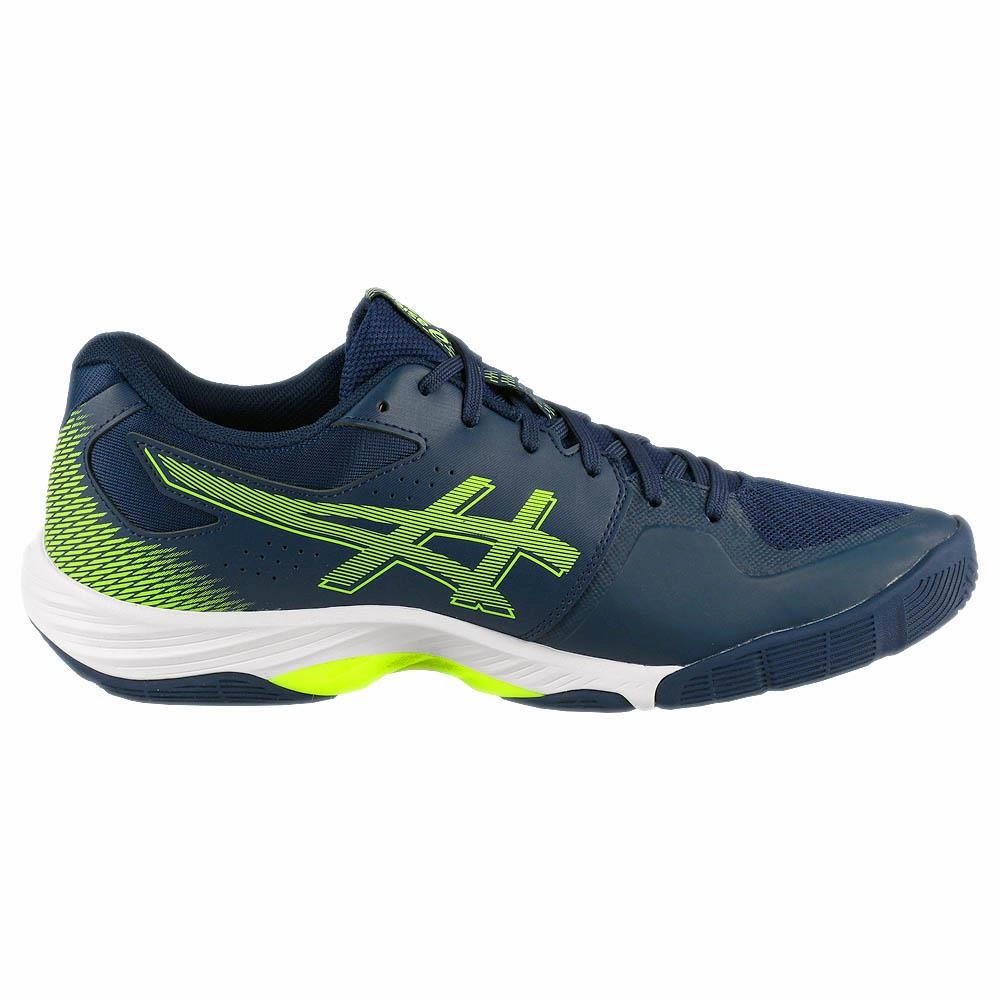 Best Badminton Shoes Under 5000 Asics Men's Blade FF - Blue Expanse/Safety Yellow