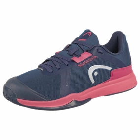 Head Women's Sprint Team 3.5 - Dark Blue/Azalea Tennis Sport Shoes