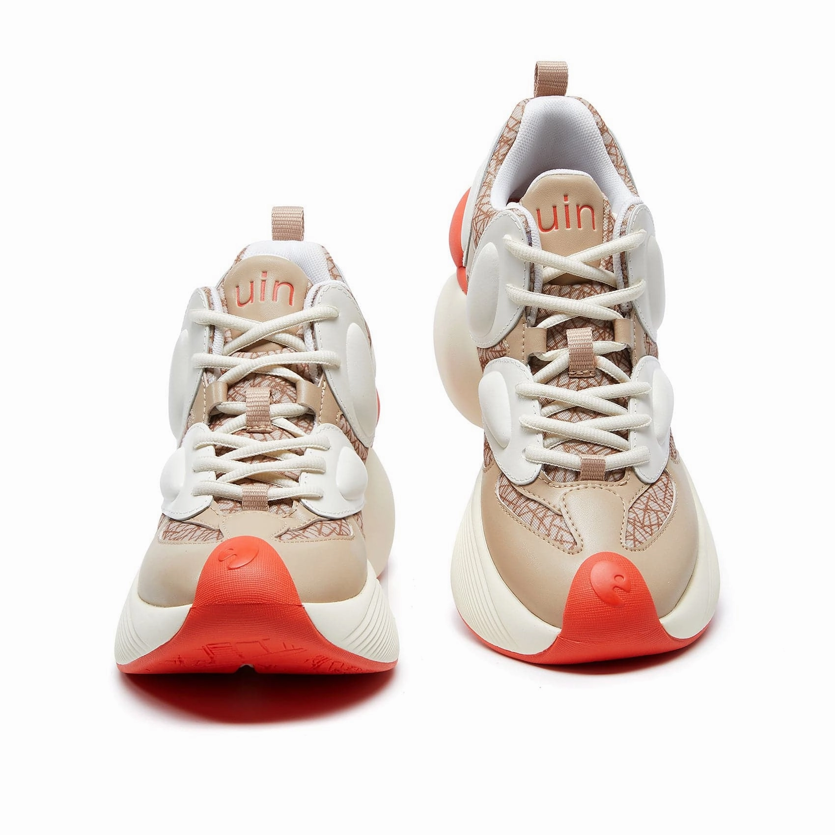 Badminton Shoes Grip Coconut Brown Bilbao A1 Women