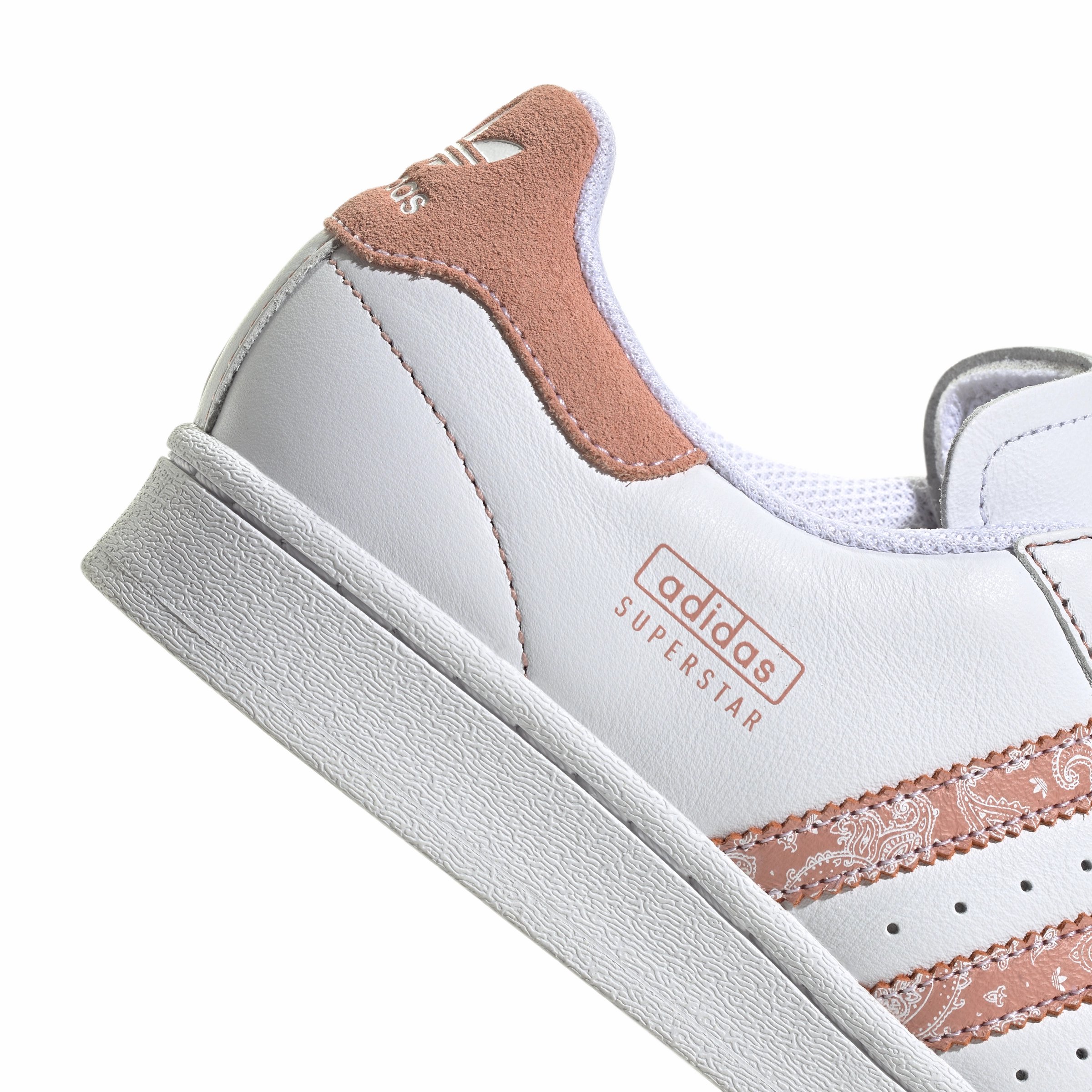 Wmns Superstar 'White Wonder Clay' Basketball Shoes Unique