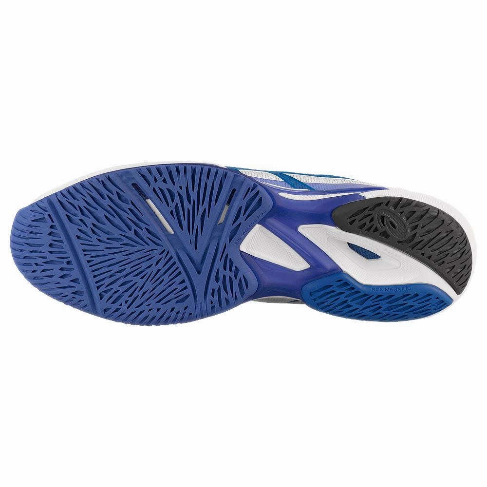 Tennis Shoes Foot Locker Asics Men's Solution Speed FF 3 - White/Tuna Blue