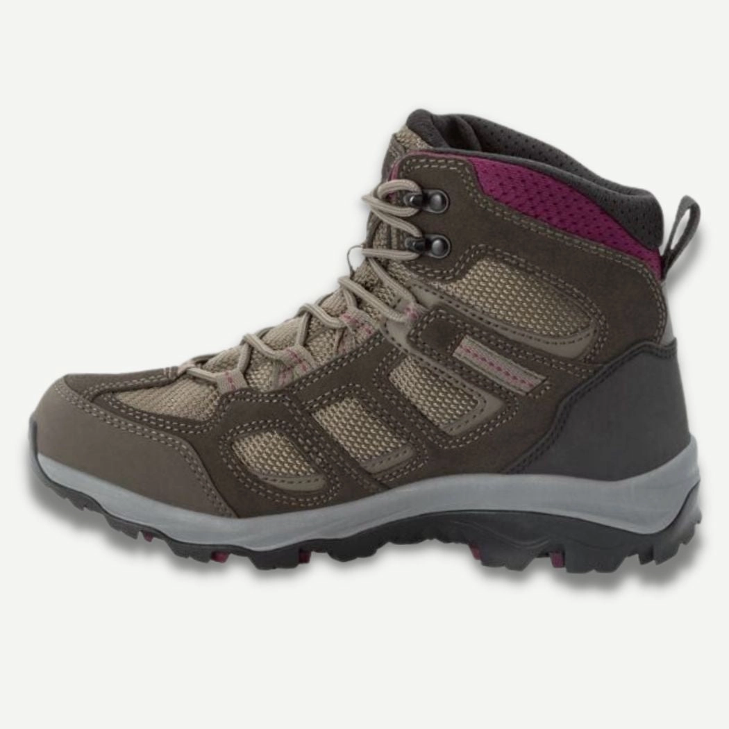 jack wolfskin Vojo 3 Texapore Mid Women's Waterproof Hiking Shoes Appalachian Trail Hiking Shoes