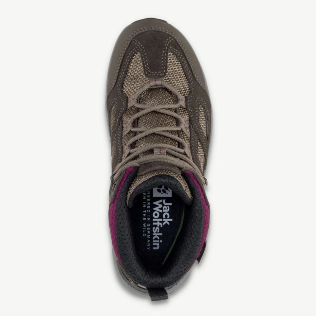 jack wolfskin Vojo 3 Texapore Mid Women's Waterproof Hiking Shoes Hiking Shoes With Heels