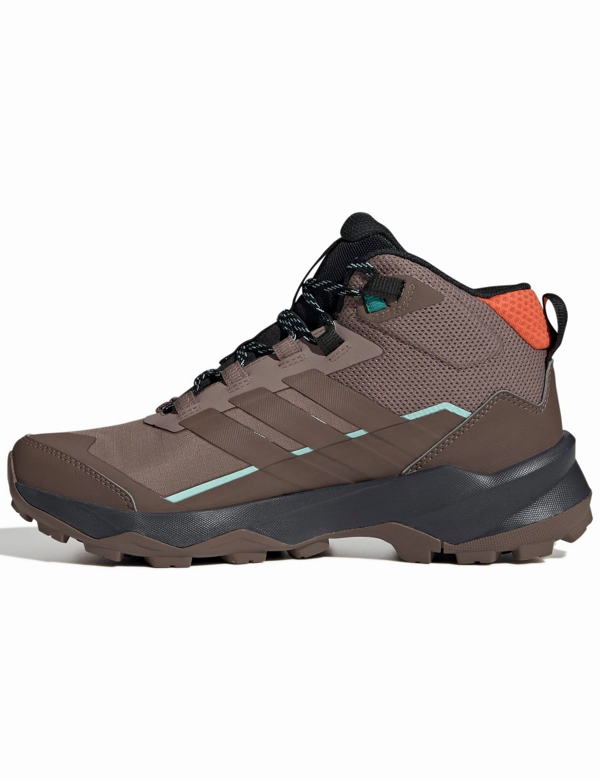 Terrex Skychaser AX5 Mid GORE-TEX Hiking Shoes - Trace Brown/Earth Strata/Semi Impact Orange Ultralight Hiking Shoes