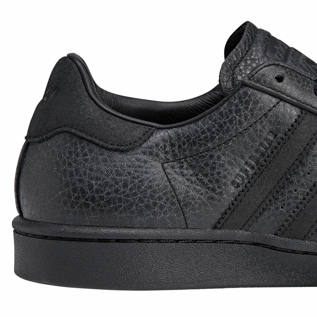   Avavav Superstar Modified 'Core Black' Adidas With The 3 Stripes Shoes