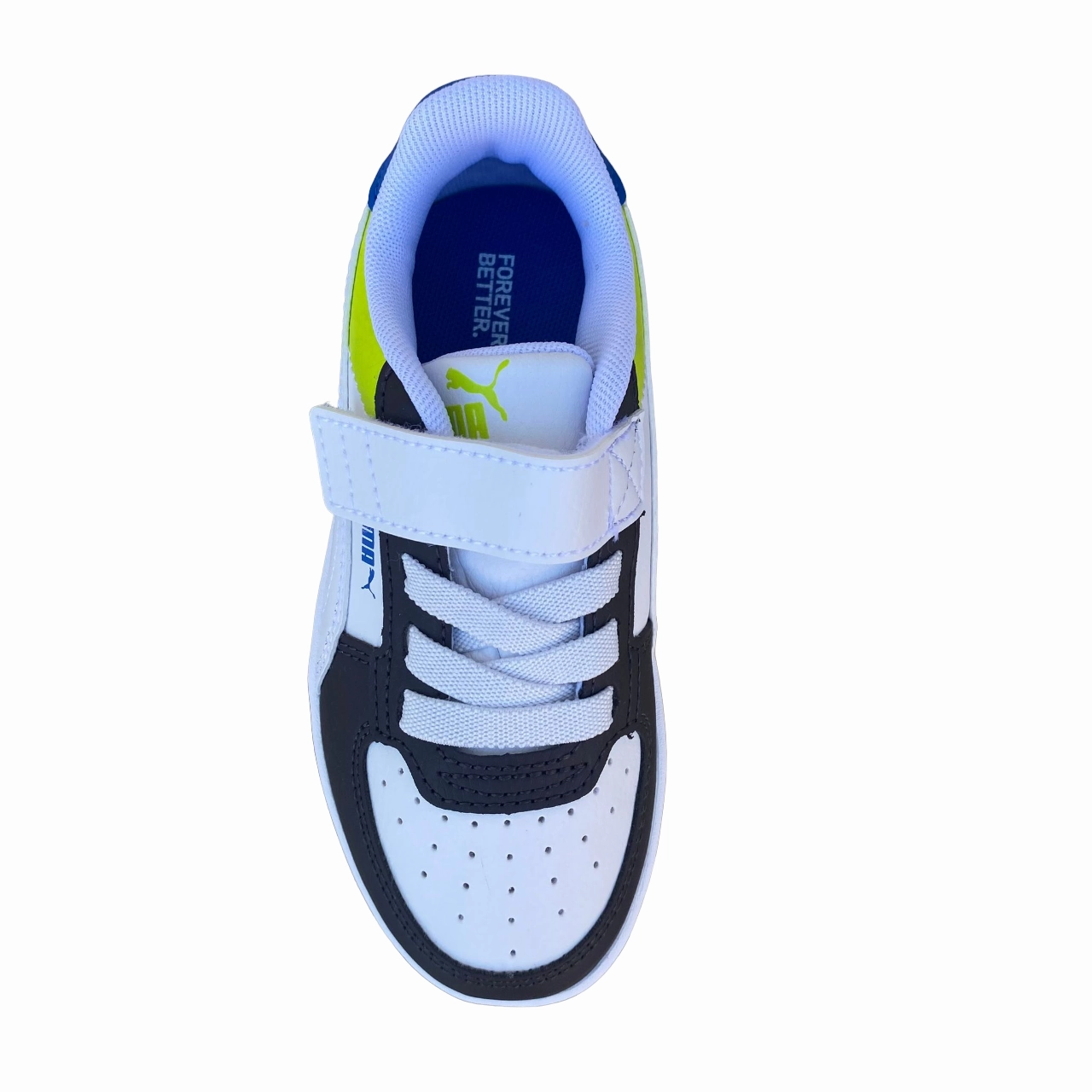 Puma scarpa sneakers da bambino Caren 2.0 Block 394462-03 bianco-carbone-lime Salomon Shoes Sneakers