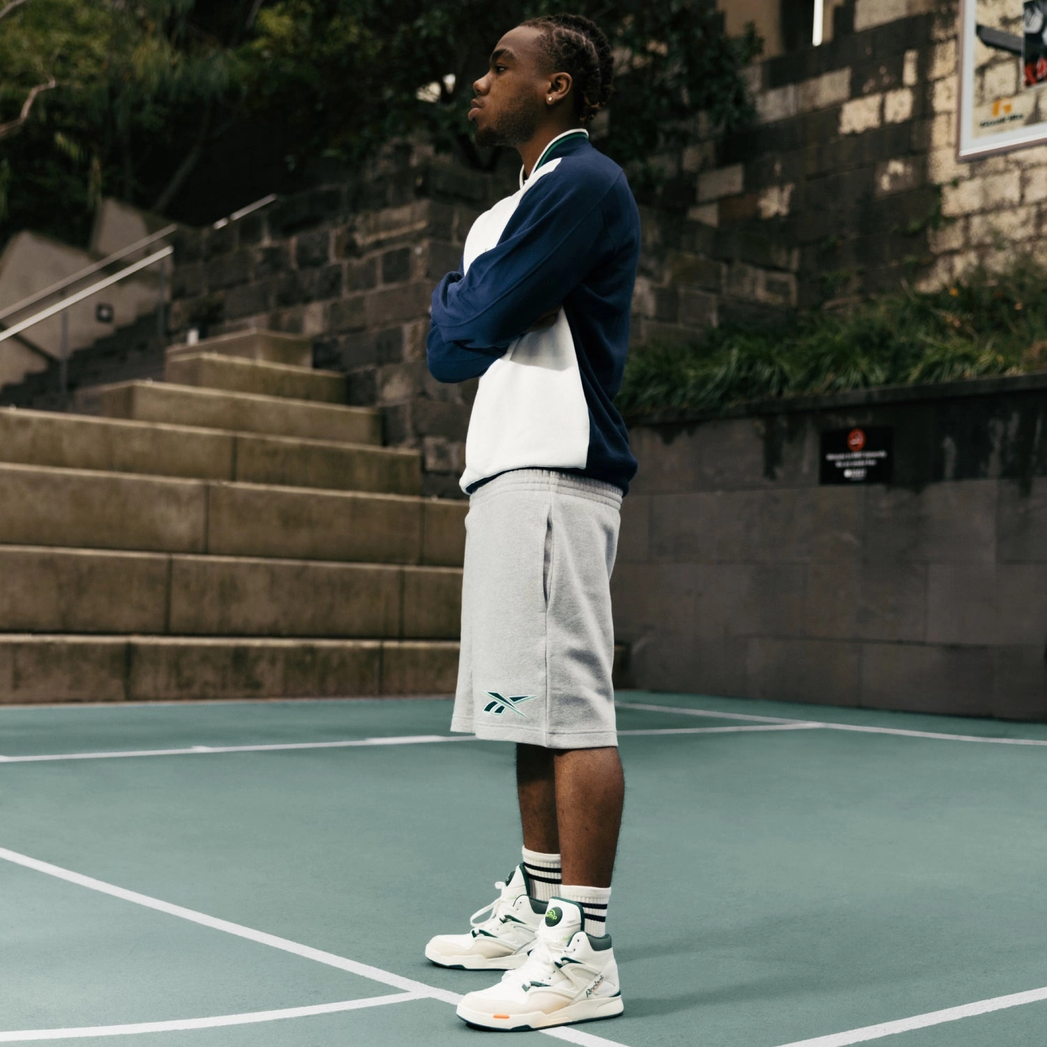 Pump Omni Zone Ii Chalk/Darkgreen/Paperwhite Subzone Basketball Shoes